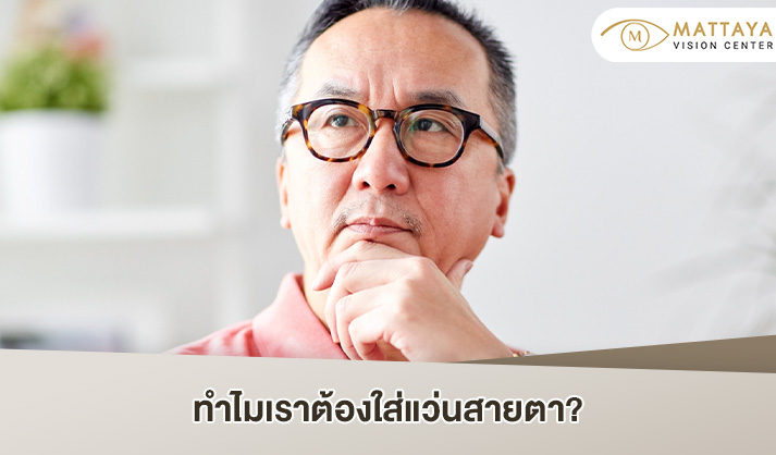 ใส่แว่นแล้วสายตา